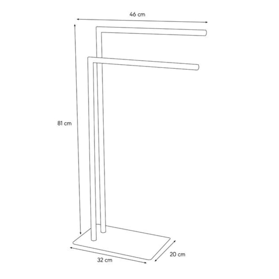 Sealskin Tube Håndklestativ Krom Sealskin Håndklestativ CO-362383218