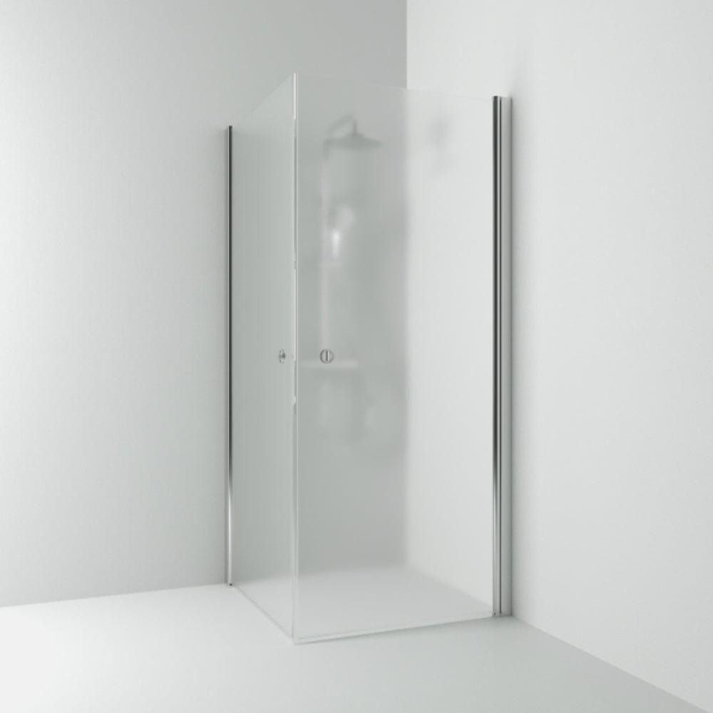 Skoga Dusjhjørne Rett Hullgrep 70x90cm / Krom / Frostet glass Svedbergs Dusjhjørne SV-63508479