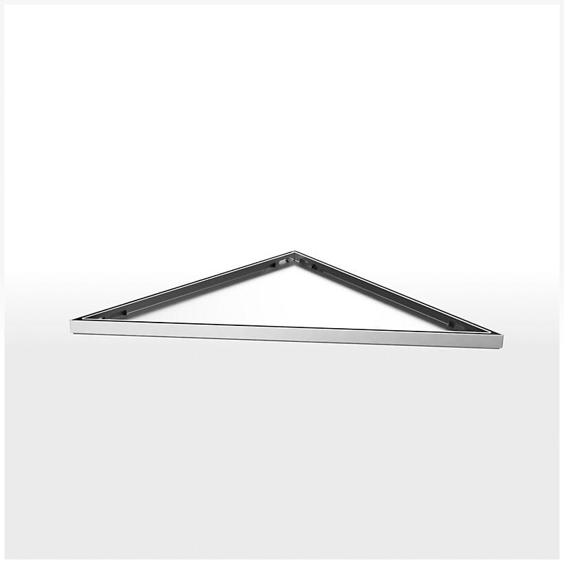 Slidedrain Hjørnerist Tile Insert Rustfritt stål / 30cm Slidedrain Slukrist GRO-1382608