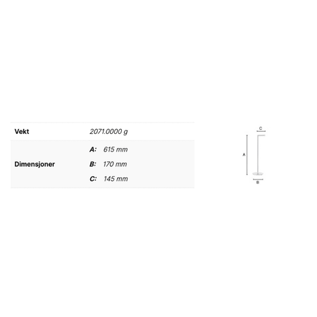 Smedbo 635 Toalettpapirholder Gulv