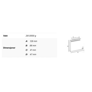 Smedbo AK341 Toalettpapirholder Air