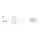 Smedbo AK3455 Enkelkrok Par Air