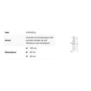 Smedbo AK369 Såpedispenser Air