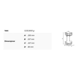 Smedbo DK1022 Dusjkurv Hjørne Sideline - Krom