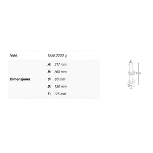 Smedbo DK1041 Dusjkurv Dobbel Sideline - Krom