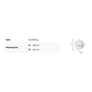 Smedbo DK2113 Krok Sideline til DK2130