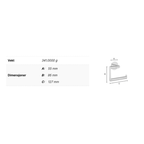 Smedbo Dot 341 Selvklebende Toalettpapirholder