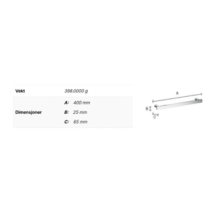 Smedbo Outline 300 Håndklestang