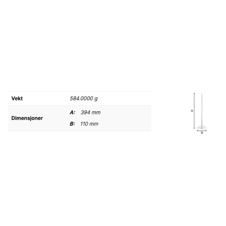 Smedbo FK313 Reserverullholder Outline