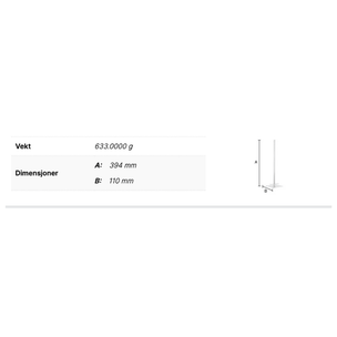 Smedbo FK323 Reserverullholder Outline