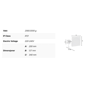 Smedbo FK483EP Sminkespeil 5x LED Krom