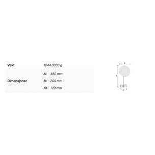 Smedbo FK484 Sminkespeil 5x LED