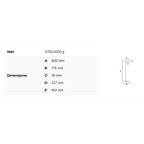 Smedbo FK606 Toalettpapirholder Gulv