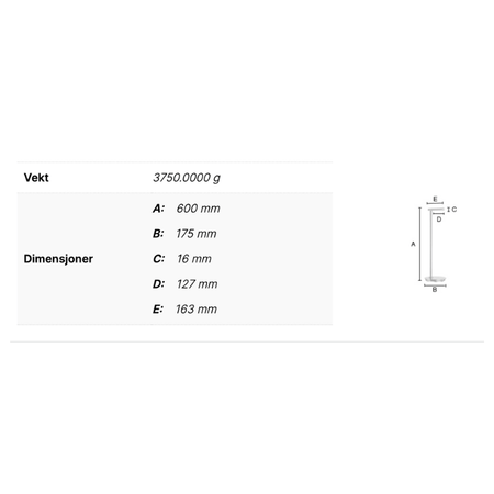 Smedbo FK606 Toalettpapirholder Gulv