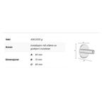 Smedbo FK723 Monteringssett Dry