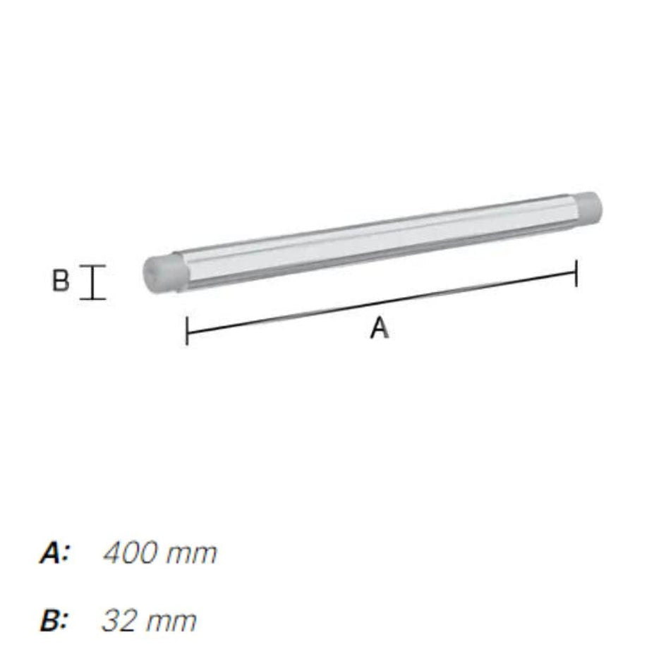 Smedbo Living 835 Koplingsdel Krom Smedbo Badekarhåndtak SM-FK835