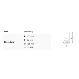 Smedbo OK320 ICE Reserverullholder