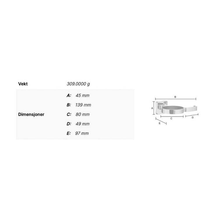 Smedbo OK323 ICE Holder for Rettetang