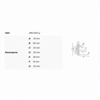 Smedbo OK327 ICE Svingbar Trippelkrok