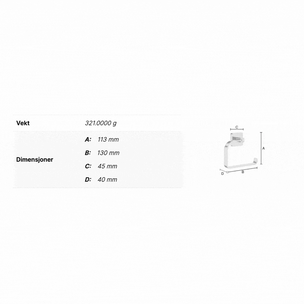 Smedbo OK341 ICE Toalettpapirholder