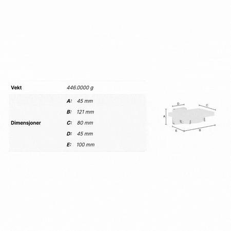 Smedbo OK342P ICE Såpekopp vegghengt