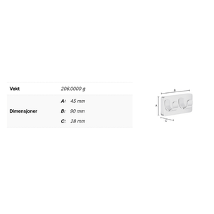 Smedbo OK356 ICE Krok Dobbel