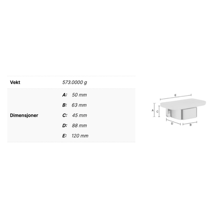 Smedbo OK442P ICE Såpekopp vegg