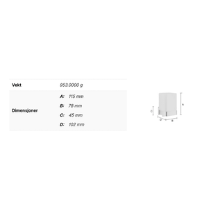 Smedbo OK461P ICE Såpedispenser vegg