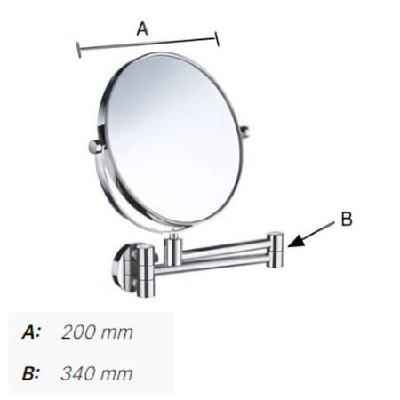 Smedbo Outline 445 Sminkespeil - 7x