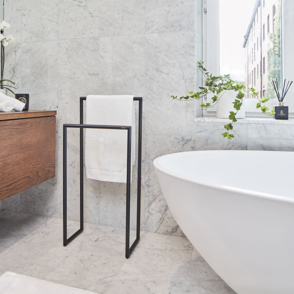 Smedbo Outline 614 Håndklestang dobbel Smedbo Håndklestang