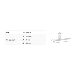 Smedbo ZK320 Reserverullholder Pool