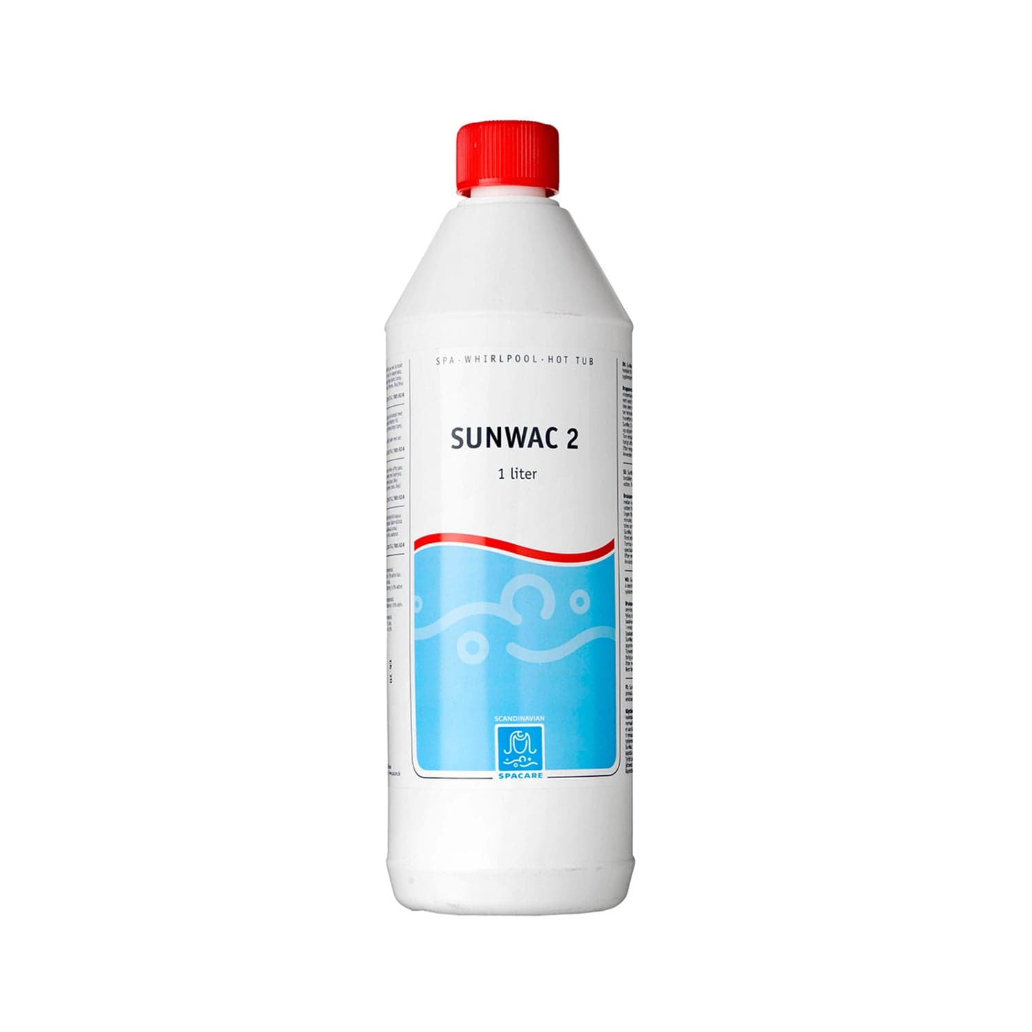 Spacare Sunwac 2 Desinfeksjonsveske 1 Liter Kjemikalier til spabad
