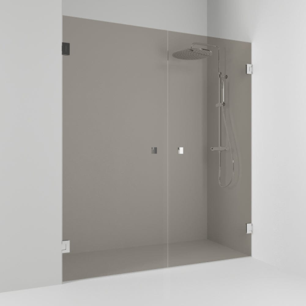 Svedbergs 180° Dusjnisje Dobbel Krom / 196,5cm / Bronsefarget glass Svedbergs Dusjnisje SV-655920