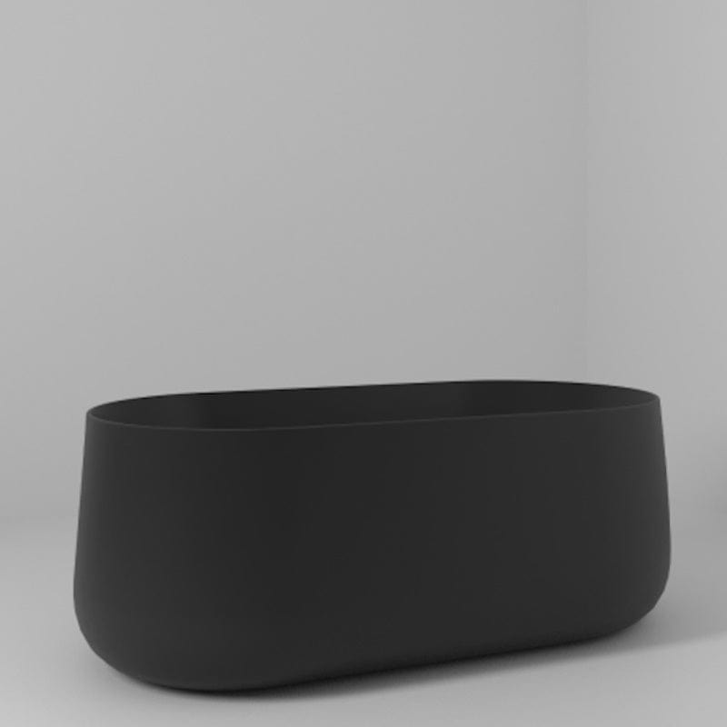 Svedbergs Auren Frittstående Badekar Svart Matt / 156cm