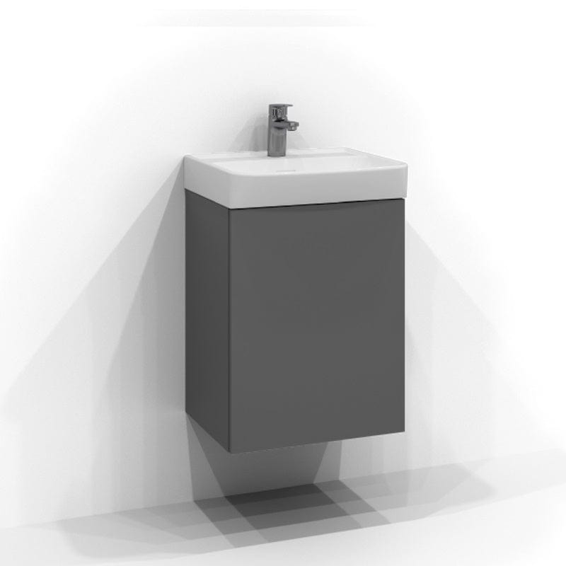 Svedbergs Bloc Servantskap Slim D35 Med 1 dør Grå / 45cm Svedbergs Bloc Servantskap Slim D35 Med 1 dør Grå / 45cm