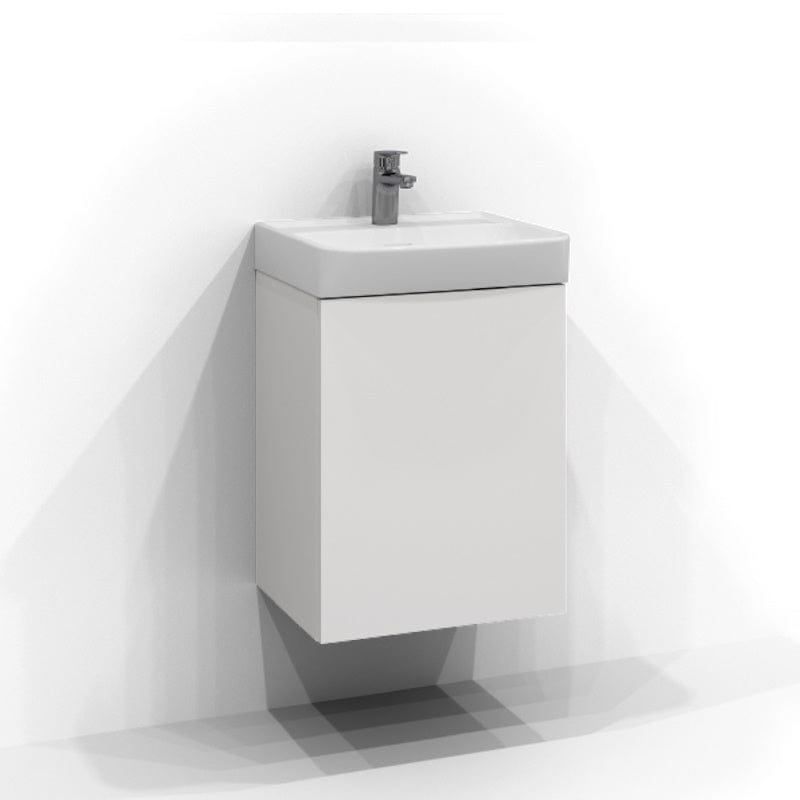 Svedbergs Bloc Servantskap Slim D35 Med 1 dør Hvit / 45cm Svedbergs Bloc Servantskap Slim D35 Med 1 dør Hvit / 45cm