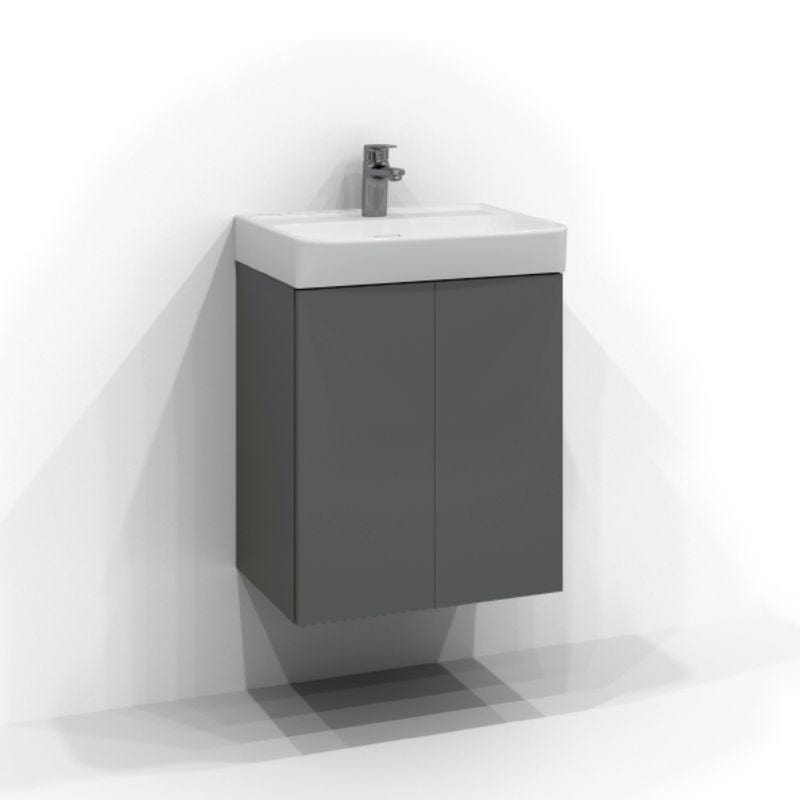 Svedbergs Bloc Servantskap D35 med 2 dører Grå / 50cm Svedbergs Servantskap SV-550122