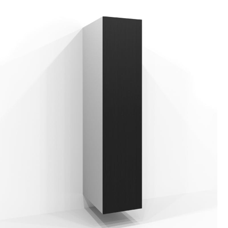 Svedbergs Dør til Høyskap for Vaskerom 40cm / 180cm Svart ask