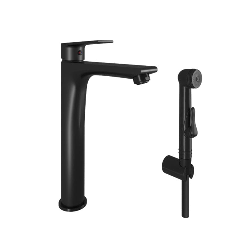 Svedbergs Halde Frittstående Servantkran med Hånddusj Svart matt Svedbergs Servantbatteri SV-96877-H