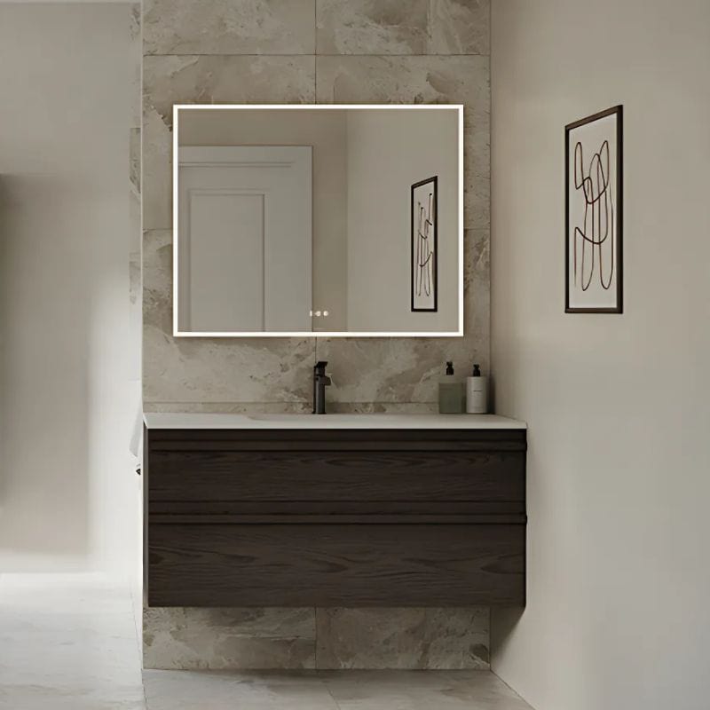 Svedbergs ISTA Speil Firkantet LED belysning Svedbergs Baderomsspeil