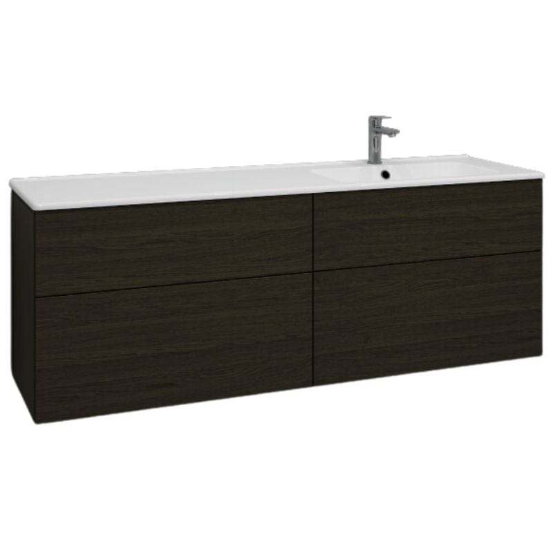 Svedbergs Poem List Servantskap D45 med 4 skuffer Brun ask / 160cm Svedbergs Servantskap SV-3451635