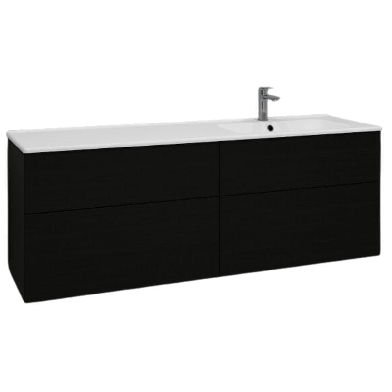 Svedbergs Poem List Servantskap D45 med 4 skuffer Svart ask / 160cm Svedbergs Servantskap SV-3451634