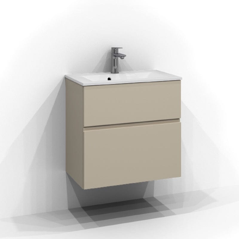 Svedbergs Poem Profil  Servantskap D45 med 2 skuffer Sand / 60cm Svedbergs Servantskap SV-3356622