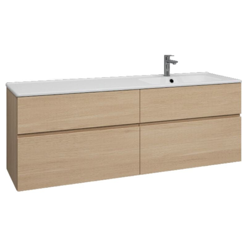 Svedbergs Poem Profil Servantskap D45 med 4 skuffer Ren eik / 160cm Svedbergs Servantskap SV-3451663