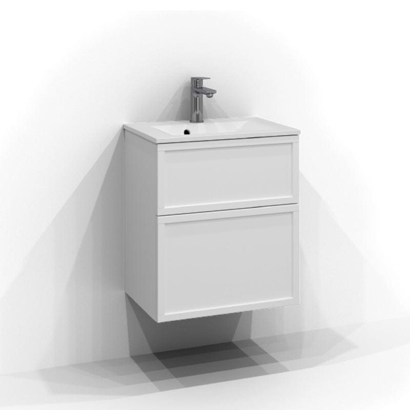 Svedbergs Poem Ramme Servantskap D35 med 2 skuffer Hvit / 50cm / Ramme Svedbergs Servantskap SV-3355412