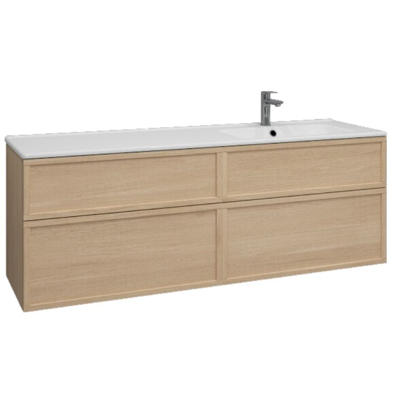 Svedbergs Poem Ramme Servantskap D45 med 4 skuffer Ren eik / 160cm / Ramme Svedbergs Servantskap SV-3451643