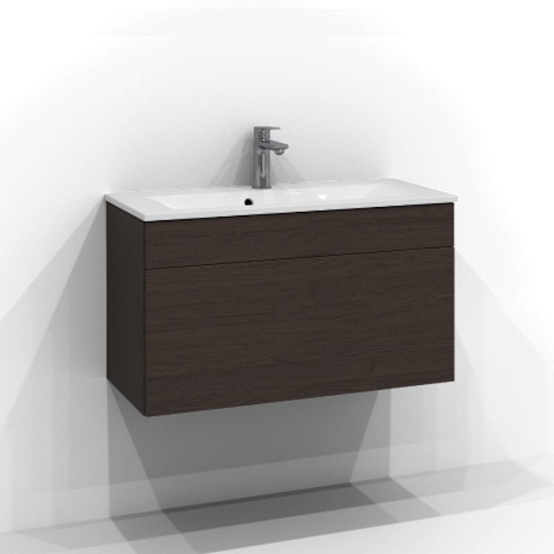 Svedbergs Poem Servantskap 1sk B50-80xH45xD35cm, Slim- Plan/Plan Push open Brun ask / 80cm / Plan Svedbergs Servantskap SV-3358151