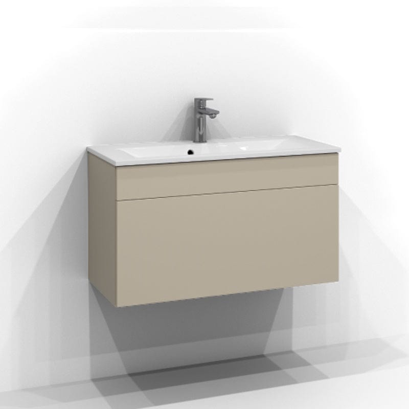 Svedbergs Poem Servantskap 1sk B50-80xH45xD35cm, Slim- Plan/Plan Push open Sand / 80cm / Plan Svedbergs Servantskap SV-3358121