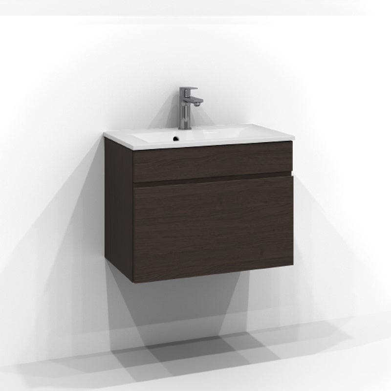 Svedbergs Poem Servantskap 1sk B50-80xH45xD35cm, Slim - Profil Brun ask / 60cm Svedbergs Servantskap SV-3356651