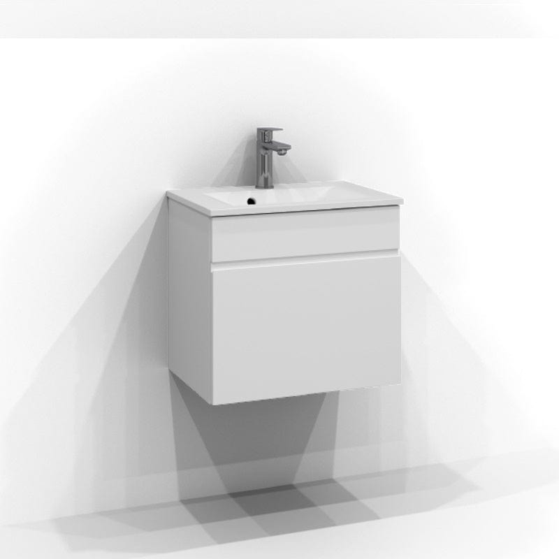 Svedbergs Poem Profil Servantskap Slim D35 med 1 Skuff Hvit / 50cm Svedbergs Poem Profil Servantskap Slim D35 med 1 Skuff Hvit / 50cm